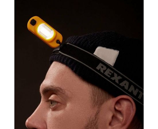 Налобный светодиодный аккумуляторный поворотный фонарь REXANT белый-красный свет, Micro USB 75-700 – изображение 11