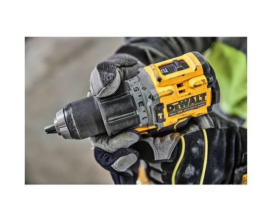Ударная бесщеточная дрель-шуруповерт DEWALT 2 скорости, 2 АКБ 18 В XR Li-Ion DCD805E2T-QW – изображение 12