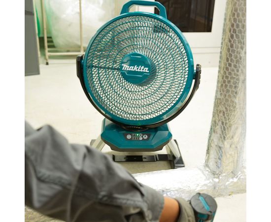 Вентилятор Makita 18V Li-ion, 330 мм, 3-скорости, 240 м/мин, 4.1 кг, без аккумулятора и зарядного устройства DCF301Z – изображение 19