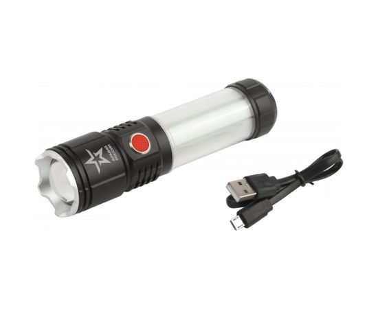 Светодиодный ручной аккумуляторный фонарь ЭРА АРМИЯ РОССИИ MA-703 Тайфун 10Вт 6 режимов Li аккумулятор магнит крючок Б0052320 – изображение 20