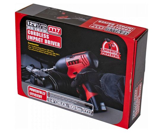 Аккумуляторный ударный шуруповерт MIGHTY SEVEN DS-10202 – изображение 2