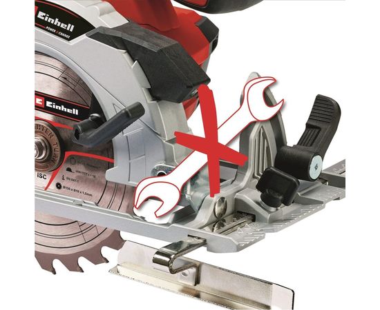 Циркулярная аккумуляторная пила Einhell PXC TE-CS 18/150 Li-Solo 4331220 – изображение 2