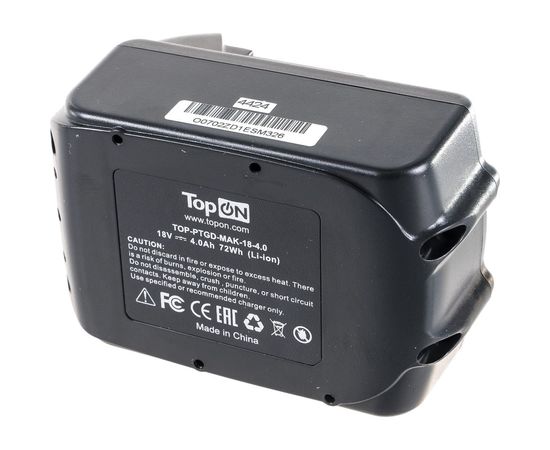 Аккумулятор для электроинструмента (Li-Ion, 18В, 4Ач) TopON TOP-PTGD-MAK-18-4.0 – изображение 2