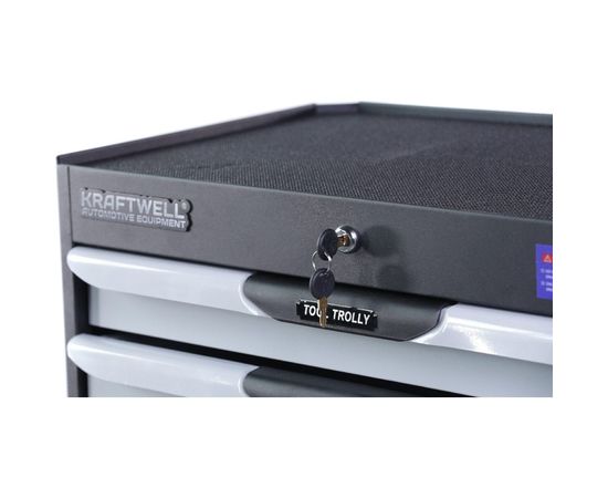 Тележка KraftWell с 7 ящиками, в подарок инструмент 277 предметов KRW-TTG+SET277 – изображение 3