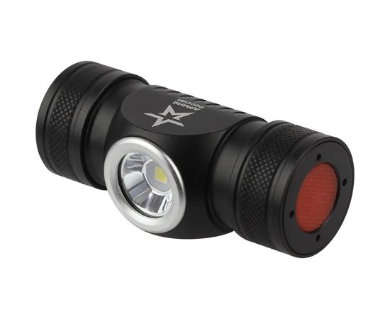 Налобный светодиодный аккумуляторный фонарь ЭРА АРМИЯ РОССИИ GA-502 5B, 5 режимов, черный, на магните, micro-USB, Б0052317 – изображение 3