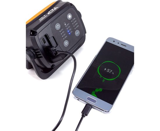 Аккумуляторный фонарь прожектор ЯРКИЙ ЛУЧ YLP A-150 Termit COB max1500лм 4реж+SMD красный 2реж,IPX4, Li-Ion 4606400006909 – изображение 4