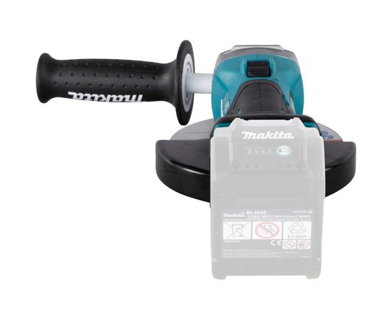 Аккумуляторная шлифовальная угловая машина Makita GA035GZ – изображение 4