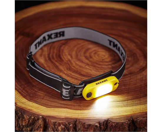 Налобный светодиодный аккумуляторный поворотный фонарь REXANT белый-красный свет, Micro USB 75-700 – изображение 4