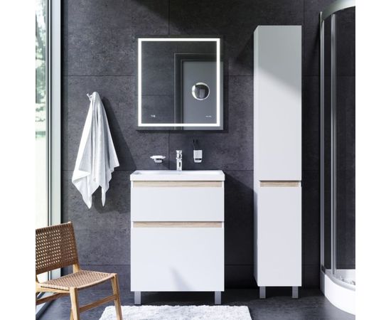 База под раковину AM.PM, X-Joy напольная, 65 см, 2 ящика, белый глянец M85AFSX0652WG – изображение 5