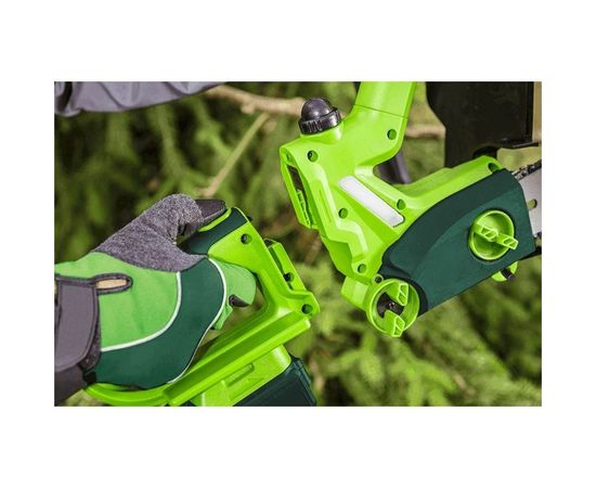 Аккумуляторная цепная пила VERTO VES 18В Li-Ion 52G585-0 – изображение 5