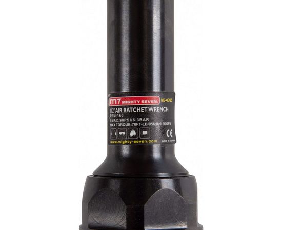 Пневматическая удлиненная трещотка MIGHTY SEVEN 1/2"", 95 Нм, NE-4305 – изображение 5