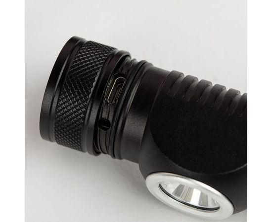 Налобный светодиодный аккумуляторный фонарь ЭРА АРМИЯ РОССИИ GA-502 5B, 5 режимов, черный, на магните, micro-USB, Б0052317 – изображение 5