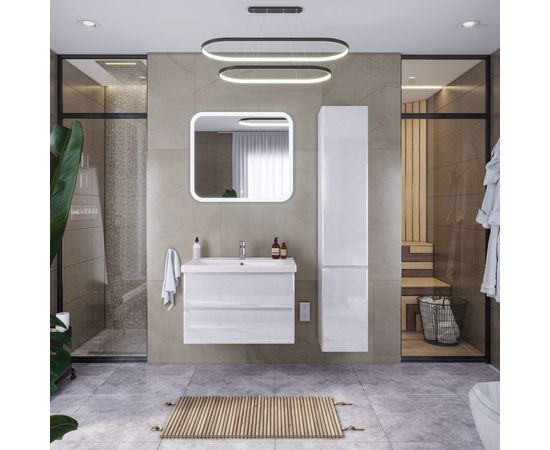 Комплект Sanstar: тумба Arista 80 подвесная, 2 ящика, мебельный умывальник Гармония 80 179.1-1.5.1.К – изображение 5