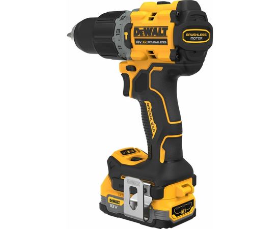Ударная бесщеточная дрель-шуруповерт DEWALT 2 скорости, 2 АКБ 18 В XR Li-Ion DCD805E2T-QW – изображение 6