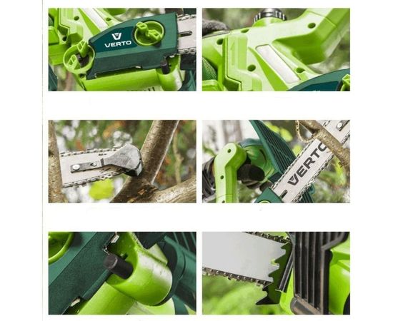 Аккумуляторная цепная пила VERTO VES 18В Li-Ion 52G585-0 – изображение 6