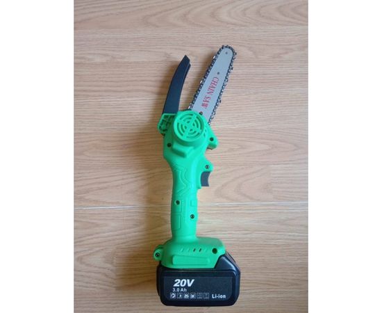 Цепная аккумуляторная пила Zitrek GreenSaw Extra power 20 В, 2 АКБ 1.5 и 3 А*ч, ЗУ 082-1851 – изображение 6
