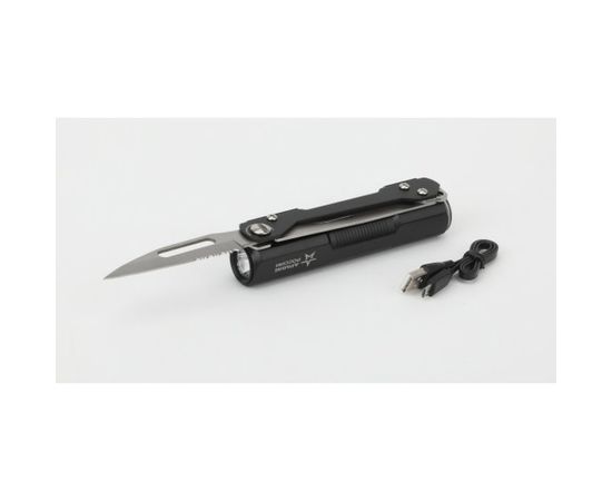 Светодиодный ручной аккумуляторный фонарь ЭРА АРМИЯ РОССИИ MA-702 Кинжал с диммером PowerBank, Б0036610 – изображение 6