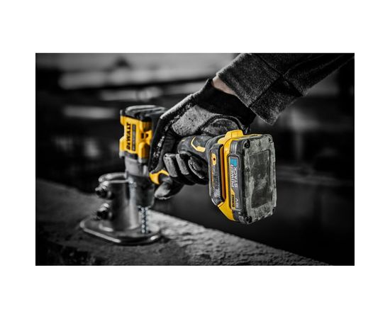 Ударная бесщеточная дрель-шуруповерт DEWALT 2 скорости, 2 АКБ 18 В XR Li-Ion DCD805E2T-QW – изображение 7