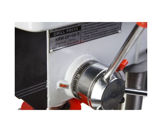 Сверлильный станок KraftWell 16 мм, 450 Вт KRW-DP16B – изображение 7