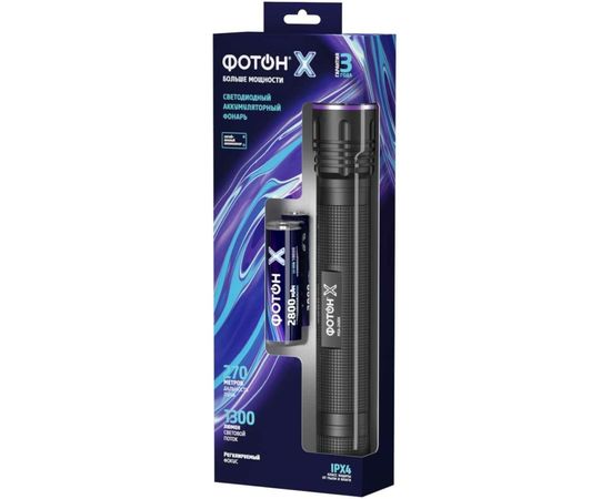Аккумуляторный светодиодный фонарь ФОТОН -Х MSA-2400х24543 – изображение 7