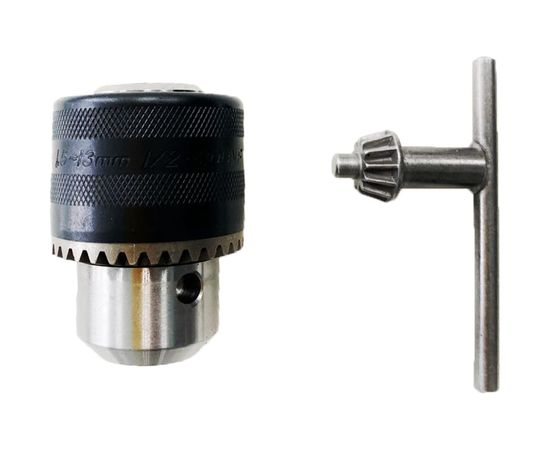 Патрон сверлильный с ключом для сверл 1.5-13.0 мм, 1/2-20UNF KRANZ KR-92-0500 – изображение 8