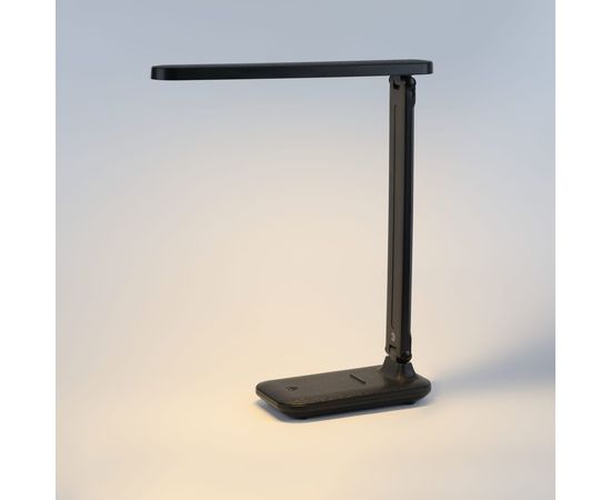 Настольный светодиодный светильник ЭРА NLED-495-5W-BK аккумуляторный, складной, черный Б0051473 – изображение 9