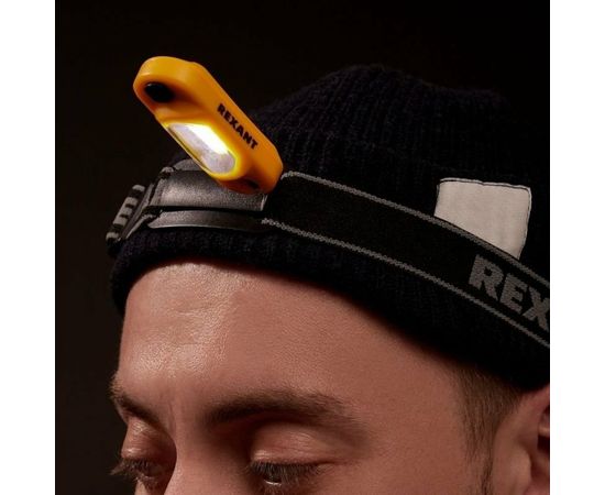 Налобный светодиодный аккумуляторный поворотный фонарь REXANT белый-красный свет, Micro USB 75-700 – изображение 10