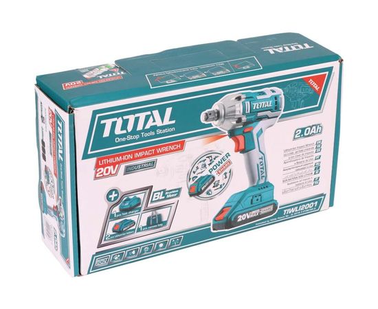 Аккумуляторный ударный гайковерт TOTAL TIWLI2001 – изображение 11