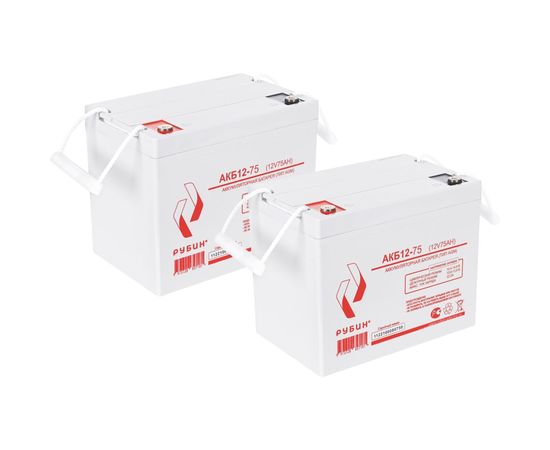 Аккумулятор АКБ 12-75 Рубин РЭ-АКБ1275 – изображение 12