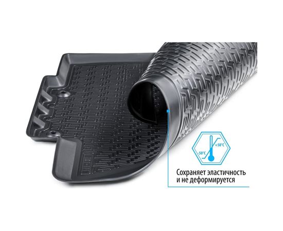 Коврики в салон автомобиля Rival для Hyundai Creta 2016-2020 2020-н.в., полиуретан, без крепежа, 5 шт., 12310001 – изображение 13