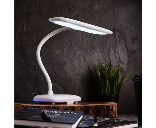 Лампа настольная светодиодная Baoli 8 Вт 4000К аккумуляторная USB-зарядка и ночник REXANT 75-0222 – изображение 2