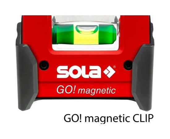 Компактный уровень SOLA GO магнитный, с клипсой 01621201 – изображение 2
