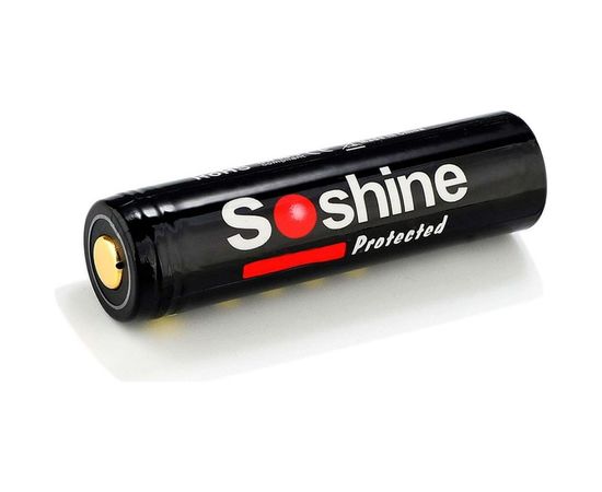 Литий-ионный аккумулятор Soshine 18650 3600mAh 3.7V PCB 4407 – изображение 2