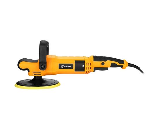Сетевая полировальная шлифмашина DEKO ZKP1500 PRO, 180 мм, 1500 Вт, плавный пуск 063-4320 – изображение 2