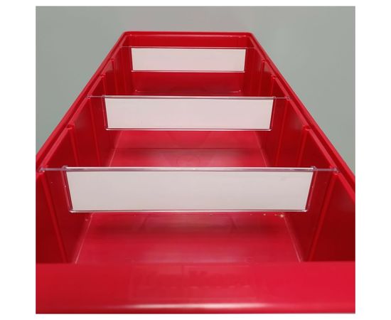 Держатель этикеток для перегородок ящиков Диком Б Ш 185 комплект 10 шт. 18.2061-000 – изображение 2