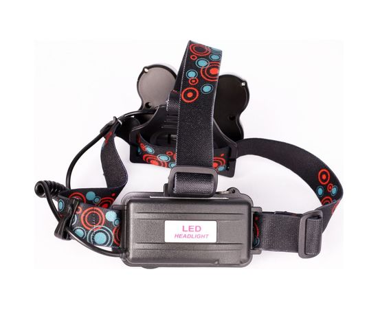 Налобный фонарь Ultraflash E160 (аккумулятор 3,7В, черный, 5LED, 5 Вт, фокус, 2 ак. 4 режима, бокс са) 14681 – изображение 3