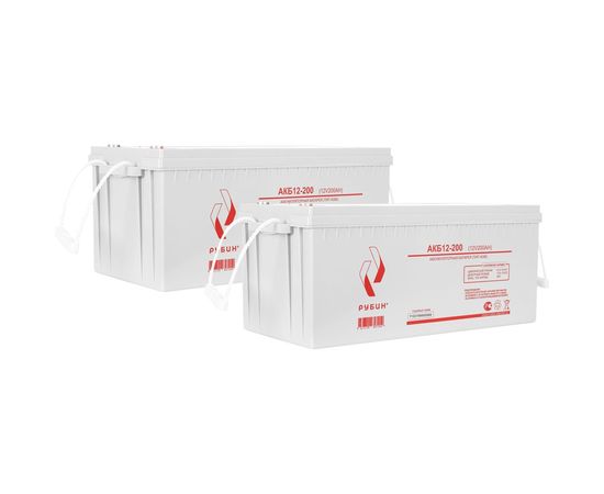 Аккумулятор АКБ 12-200 Рубин РЭ-АКБ12200 – изображение 3