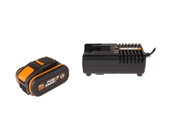Комплект аккумулятор 4 Ач с зарядным устройством на 2А WORX WA3604 – изображение 4