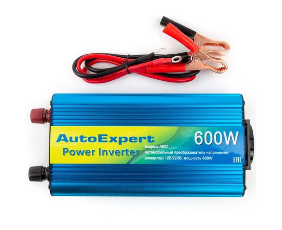 Автомобильный преобразователь напряжения AutoExpert (инвертор) A600 – изображение 4