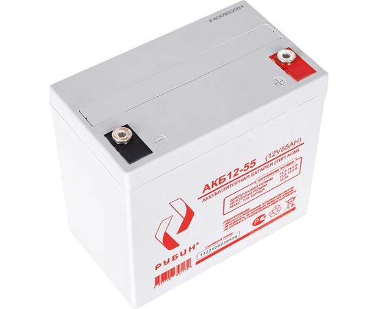 Аккумулятор АКБ 12-55 Рубин РЭ-АКБ1255 – изображение 5
