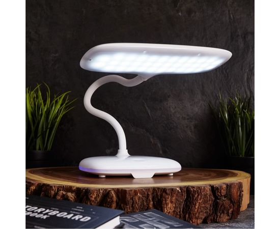 Лампа настольная светодиодная Baoli 8 Вт 4000К аккумуляторная USB-зарядка и ночник REXANT 75-0222 – изображение 5