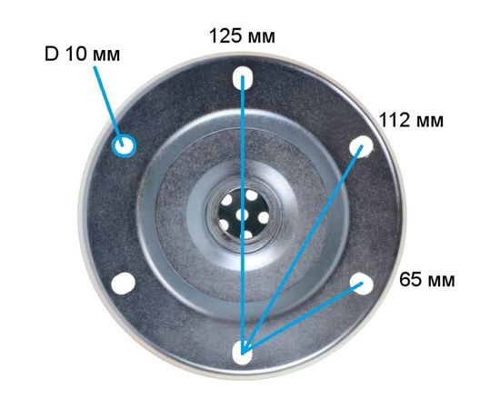 Фланец для гидроаккумулятора 1" оцинкованная сталь ETERNA Engineering eternaflange_zink – изображение 5