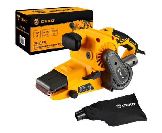 Ленточная шлифмашина DEKO DKBS1300 1300 Вт 063-4333 – изображение 6