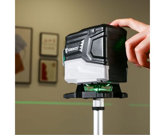 Лазерный самовыравнивающийся профессиональный уровень DEKO LL12-HVR SET 2 PREMIUM 065-0105-1 – изображение 6