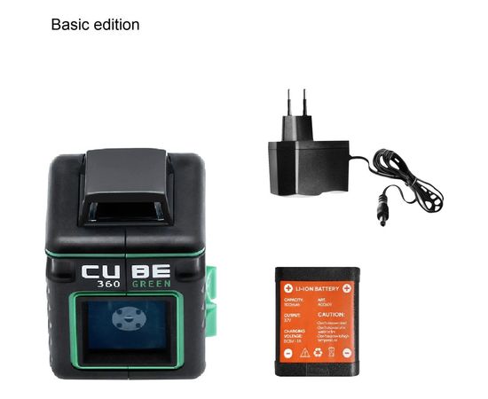 Лазерный уровень ADA CUBE 360 GREEN Basic Edition А00672 – изображение 6