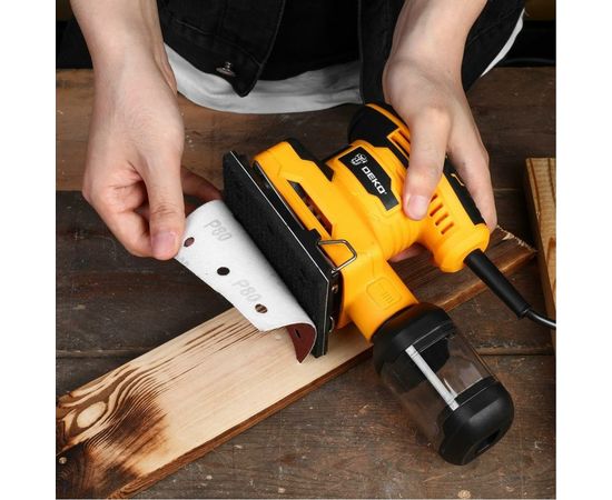 Вибрационная шлифмашина DEKO DKS400 063-4321 – изображение 6