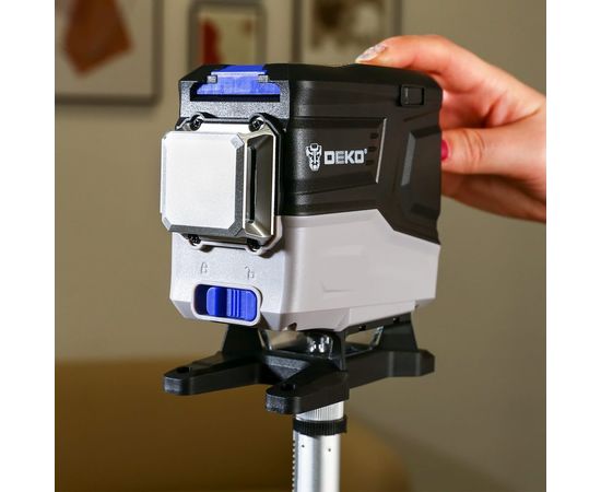 Лазерный самовыравнивающийся профессиональный уровень DEKO LL12-HVR SET 2 PREMIUM 065-0105-1 – изображение 7