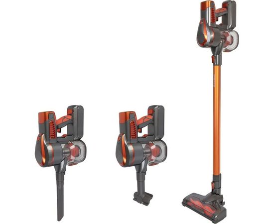 Вертикальный аккумуляторный пылесос циклонного типа Endever SkyClean VC-301, темно-серый/оранжевый 90244 – изображение 8