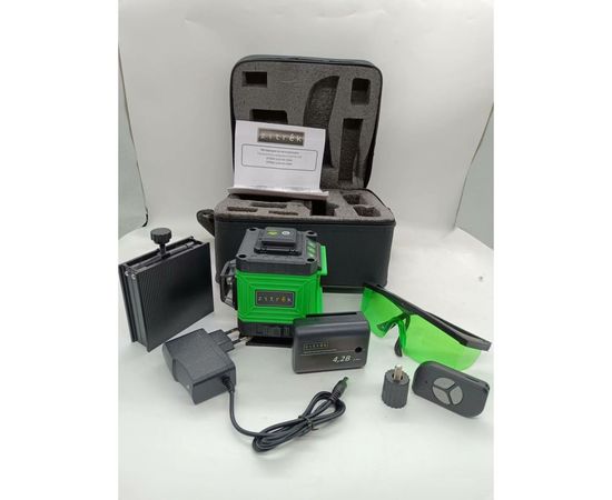Самовыравнивающийся построитель лазерных плоскостей Zitrek LL12-GL-Cube 065-0168 – изображение 2