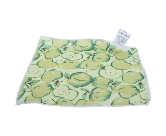 Салфетки для уборки из микрофибры МУЛЬТИДОМ яблочки, 30х30 см НС58-76 – изображение 2